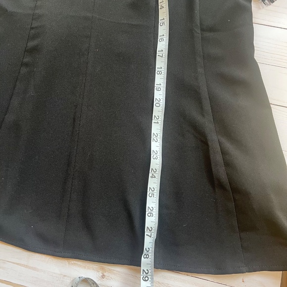 NWT Torrid Plus Size Black Crepe Lace Fit and Flare Top - Picture 8 of 14